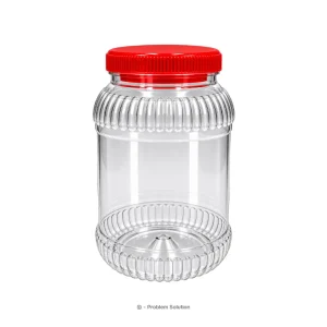 KAVANOZ PET 1 KG – KAPAK I KUQ